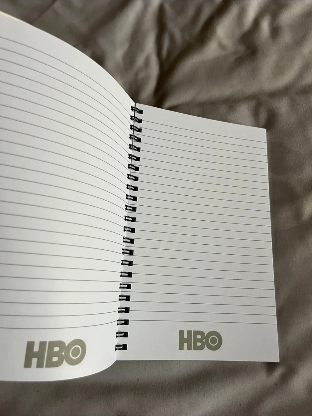 Cinemax Black Spiral Lined Notebook HBO Promo 8.5x5